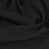 Black Dots Linen-Look, Polyester, 220 gsm — photo 1