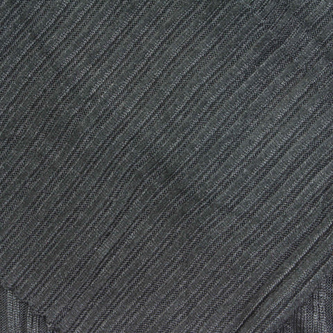 Dark Grey Marl Rib Knit, Polyester, 280 gsm
