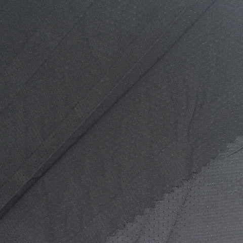 White Dots Birdseye Knit, Polyester, 190 gsm