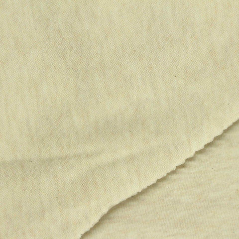 Light Yellow Marl Jersey Knit, Cotton