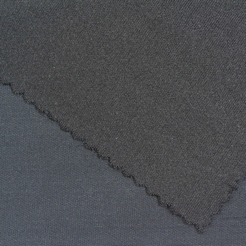 Dark Grey Marl Scuba Knit, Poly-Viscose, 310 gsm