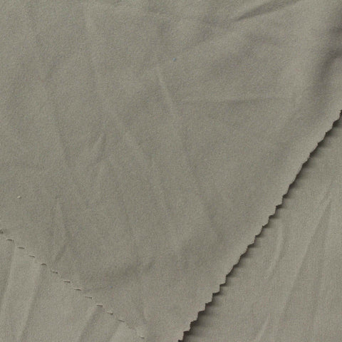 Polyester Stretch Milk Silk Knit Fabric, 185 gsm, 175 cm — Khaki
