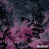 Black Floral Knit, Polyester, 191 gsm, 160 cm — photo 1