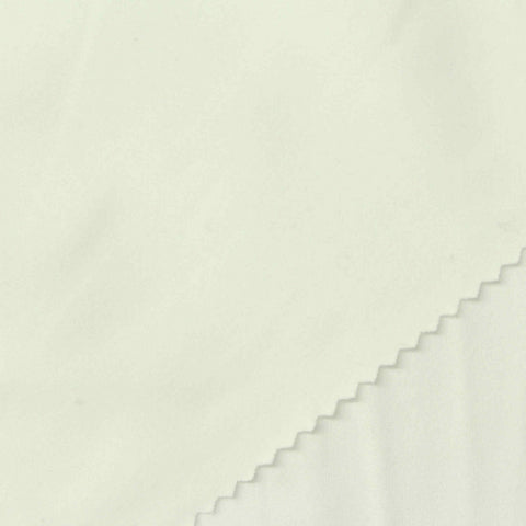 Brushed Polyester Stretch Milk Silk Knit Fabric, 180 gsm, 170 cm — White
