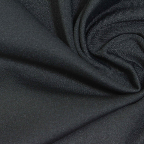 Nylon Stretch Interlock Knit Fabric, 240 gsm, 155 cm — Grey