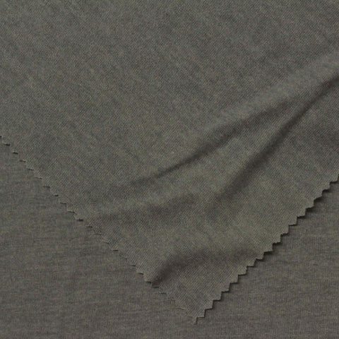 Heathered Grey-Green Marl Jersey Knit