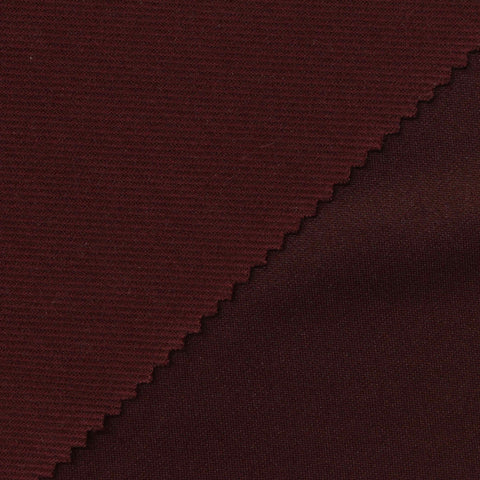 Washed Polyester Viscose Stretch Scuba Knit Fabric, 280 gsm, 167 cm — Brown