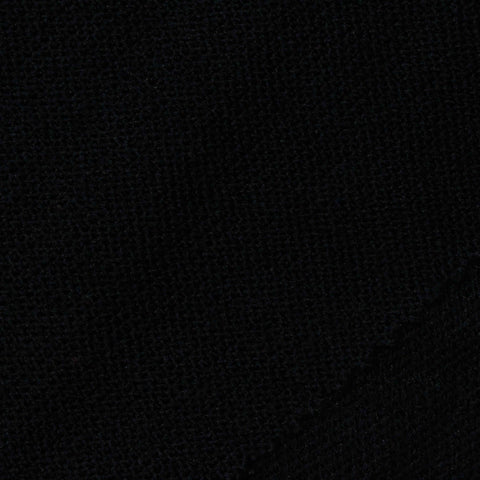 100% Polyester Jersey Knit Fabric, 287 gsm — Black