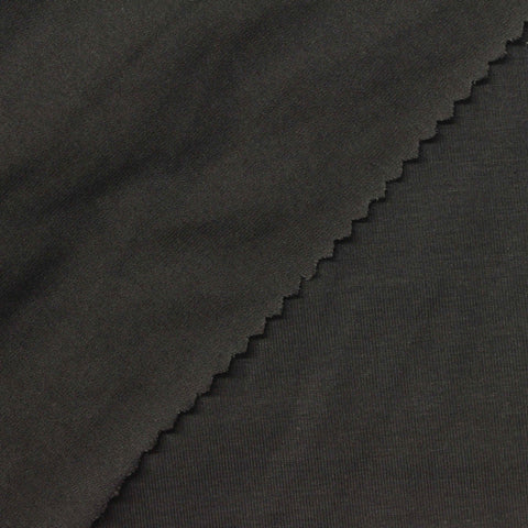 Polyester Cotton Stretch Jersey Knit Fabric, 174 gsm, 160 cm — Grey