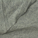 Grey Marl Rib Knit, Cotton, 180 gsm, 190 cm — photo 1