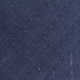 Dark Blue Marl Chunky Knit, Viscose-Poly, 170 gsm — photo 1