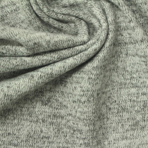 Dark Grey Marl Knit, Polyester, 225 gsm
