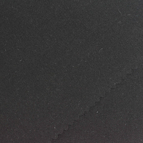 Polyester Viscose Stretch Woven Fabric, 240 gsm, 150 cm — Black, ref EF-269236