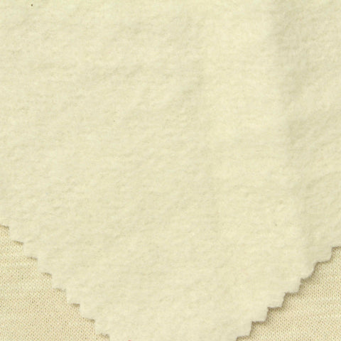 Light Beige Marl French Terry, Poly-Cotton, 265 gsm