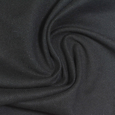 Cotton Polyester Stretch Denim Fabric, 280 gsm, 145 cm — Navy