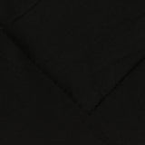 Cotton Stretch Jersey Knit Fabric, 160 gsm, 175 cm — Black — photo 1