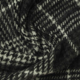 Black Plaid Jacquard, Poly-Viscose, 331 gsm — photo 1
