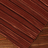 Bronze Horizontal-Stripe Interlock Knit, Polyester — photo 1