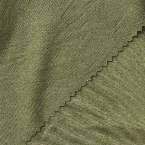 Viscose Stretch Jersey Knit Fabric, 210 gsm, 160 cm — Green