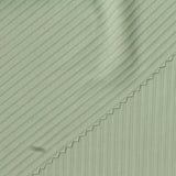 Green Vertical-Stripe Warp Knit, Nylon — photo 1