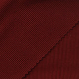 Cotton Polyester Stretch Rib Knit Fabric, 340 gsm, 120 cm — Red — photo 1