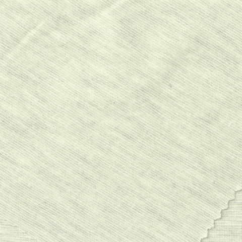Light Cream Marl Jersey Knit, Viscose, 200 gsm