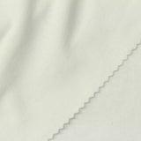 Polyester Cotton Rib Knit Fabric, 240 gsm, 214 cm — White — photo 1