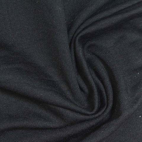 Viscose Nylon Stretch Ponte Knit Fabric, 320 gsm, 165 cm — Grey