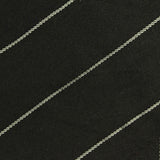White Vertical-Pinstripe Linen-Look, Nylon-Cotton — photo 1