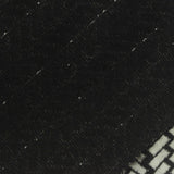 Black Herringbone Interlock Knit, Polyester — photo 1