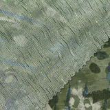 Green Floral Jacquard, Polyester, 110 gsm — photo 1