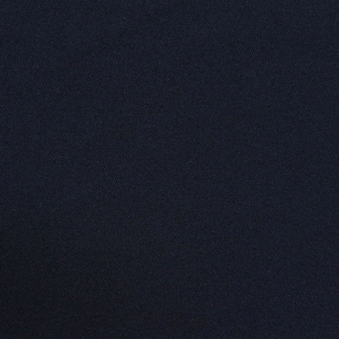 Polyester Viscose Stretch Linen-Look Fabric, 204 gsm — Navy