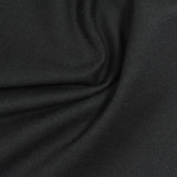 Viscose Nylon Stretch Ponte Knit Fabric, 270 gsm, 160 cm — Black, ref EF-269548 — photo 1