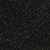 Black Glitter-Stripe Rib Knit, Poly-Metallic — photo 1
