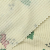 Jacquard Viscose Polyester Stretch Rib Knit Fabric, 190 gsm, 194 cm — Beige — photo 1