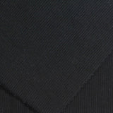 Viscose Stretch Rib Knit Fabric, 340 gsm, 135 cm — Black — photo 1