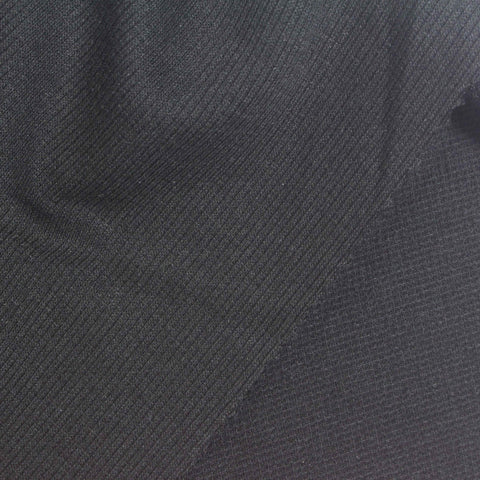 Polyester Cotton Stretch Waffle Knit Fabric, 225 gsm, 160 cm — Grey