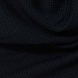 100% Polyester Knit Fabric, 260 gsm, 165 cm — Black — photo 1