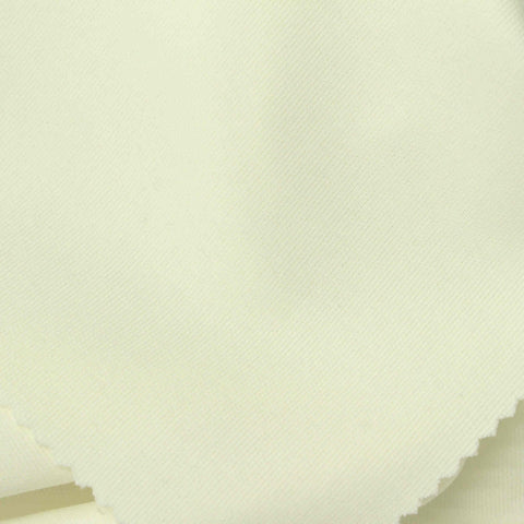 Off-White Interlock Knit, Cotton-Poly