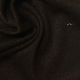 Black Marl Interlock Knit, Poly-Viscose, 209 gsm — photo 1