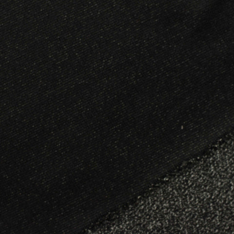 Black Marl Chunky Knit, Polyester, 274 gsm