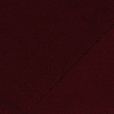 100% Polyester Piqué Knit Fabric, 250 gsm, 165 cm — Red