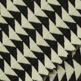 Black Geometric-Triangle Jacquard, Polyester — photo 1