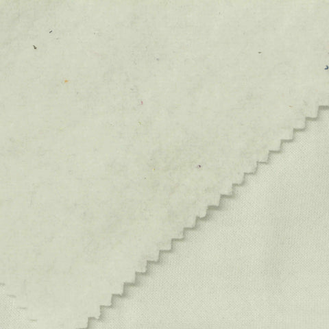 Brushed Polyester Cotton French Terry Fabric, 250 gsm, 183 cm — Green