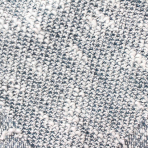 Blue Marl Chunky Knit, Poly-Cotton