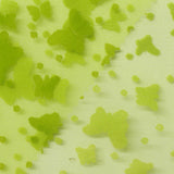 Green Butterflies Knit, Polyester — photo 1