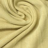 Viscose Acrylic Stretch Rib Knit Fabric, 199 gsm, 180 cm — Yellow — photo 1
