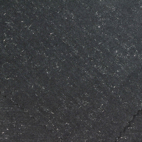 Dark Grey Marl Jersey Knit, Viscose-Poly, 200 gsm, 165 cm