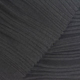 Black Tone-on-Tone Jersey Knit, Polyester, 290 gsm — photo 1