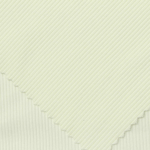 Off-White Ribbed Rib Knit, Polyester